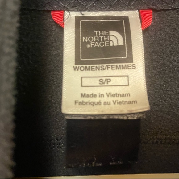 North Face Women’s Black Fleece Zip Up - size S - Picture 6 of 7